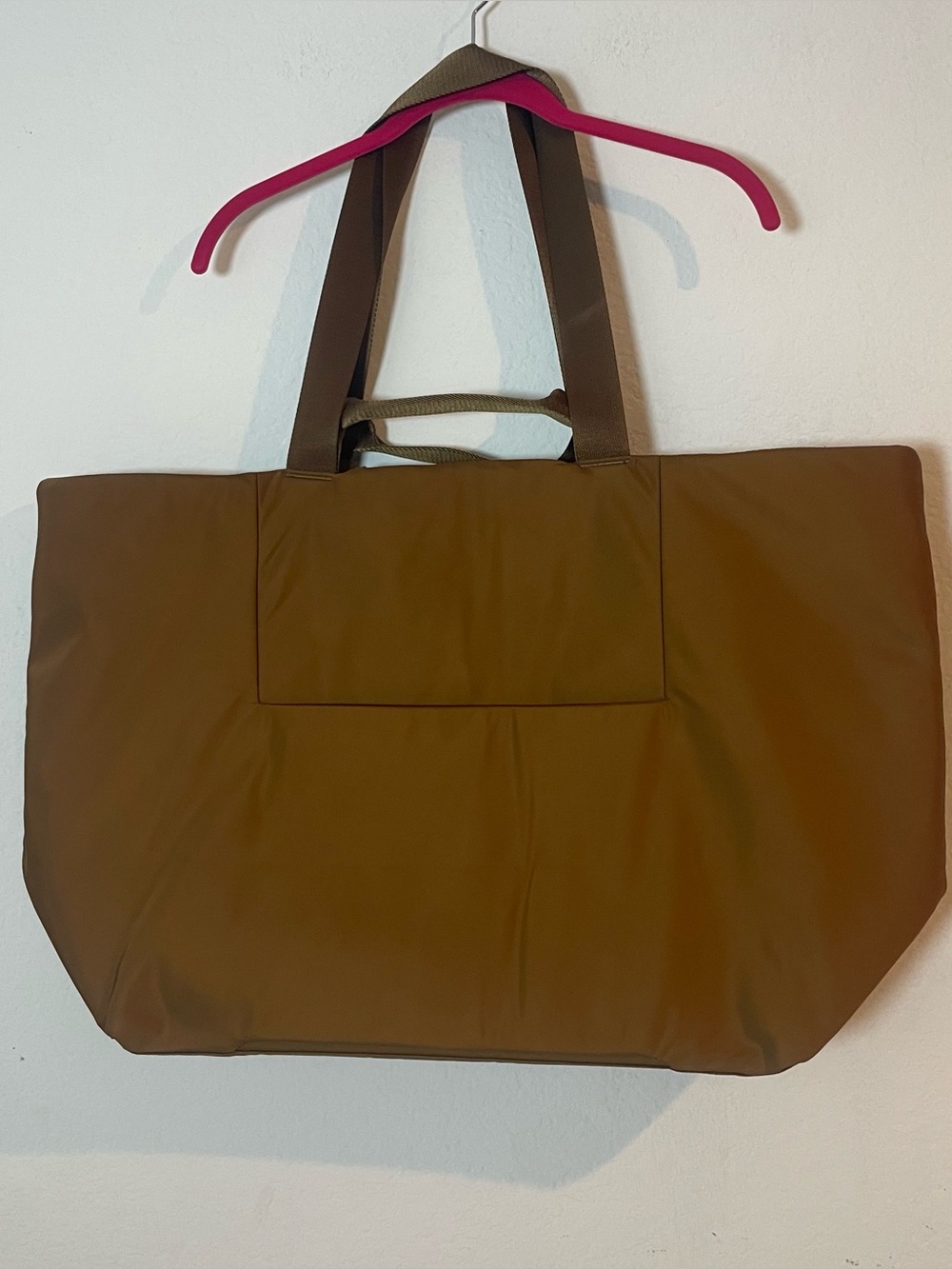Away Large Featherlight Tote Amaro Brown Travel Shoulder Bag Carry On Zip Lightw - Picture 2 of 12